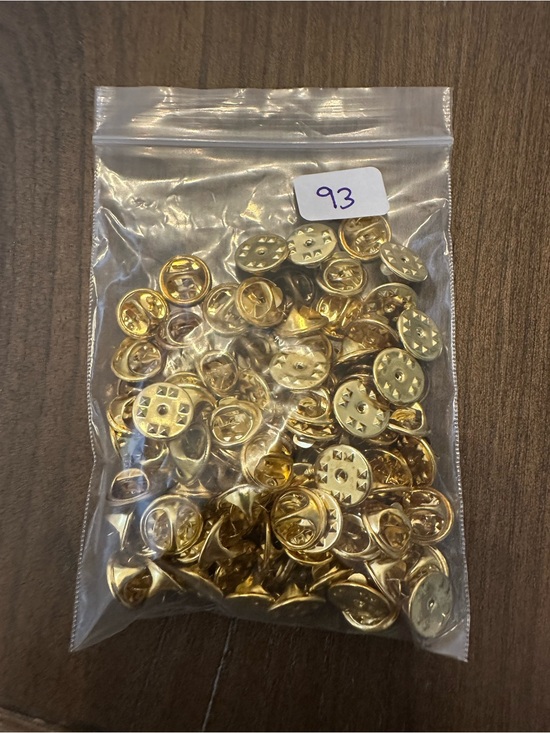 Loungefly Other - Lot of Loungefly Gold Tone Metal Pin Backs - Total of 93